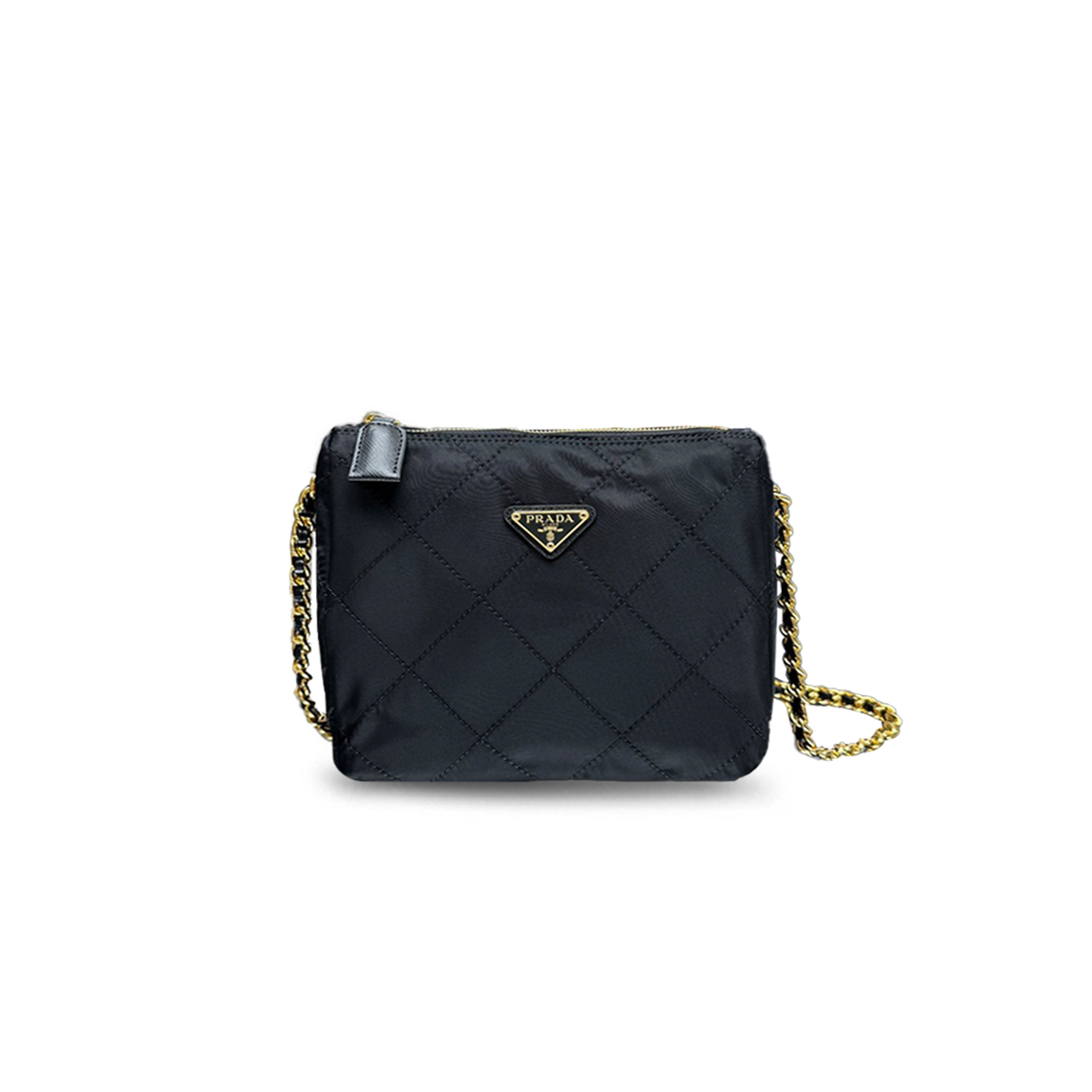 Pra*a nylon chain crossbody bag 1bd646 (22*19*8cm)